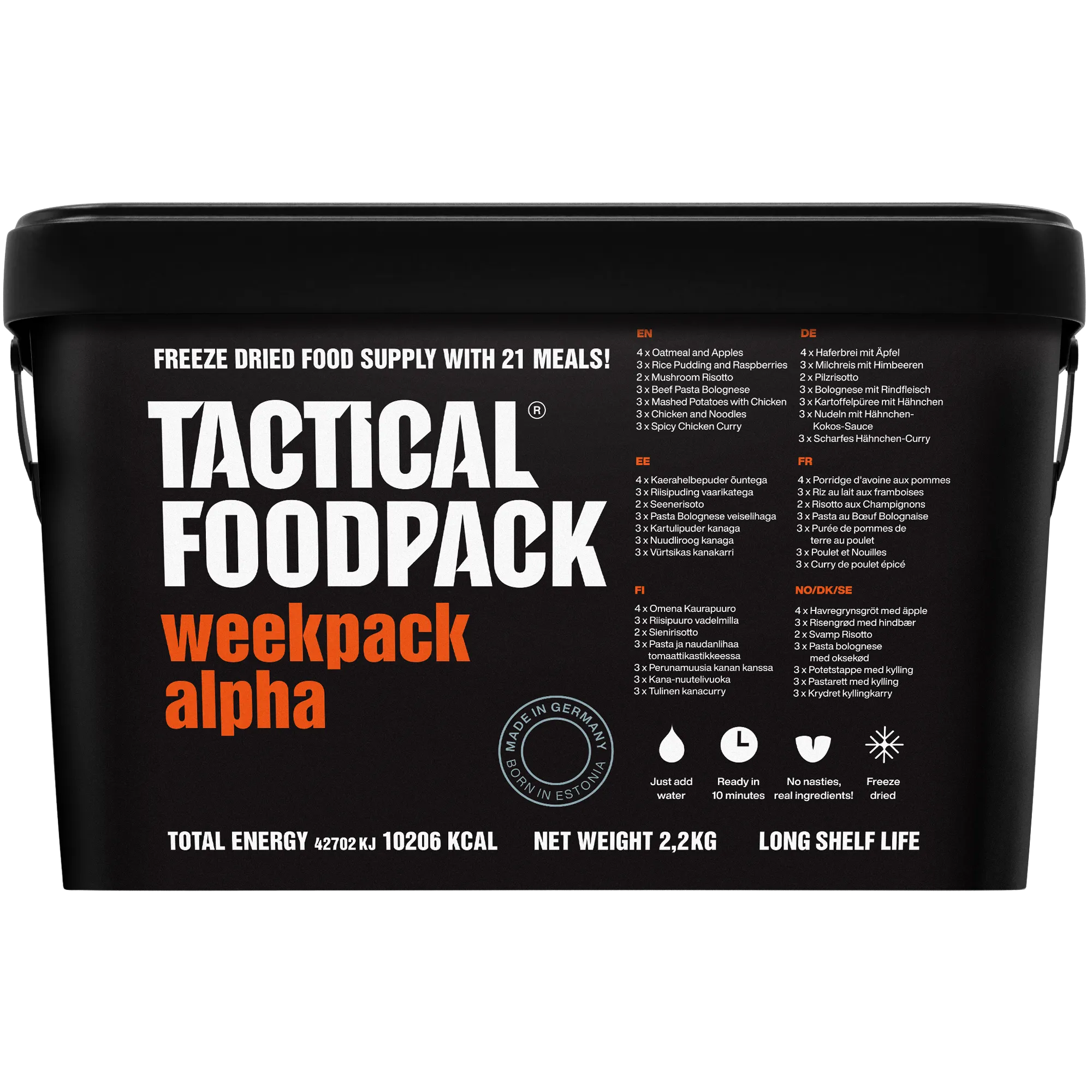 Tactical Foodpack Weekpack Alpha