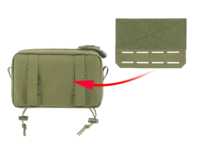 8Fields Laser Cut Two-Pocket Utility Pouch