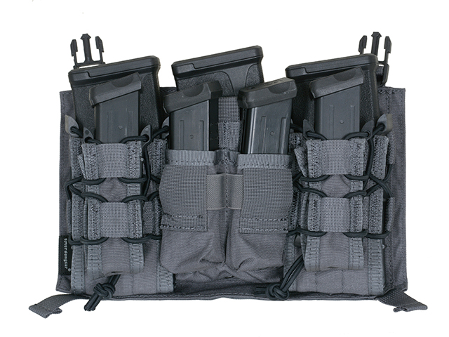 EmersonGear Modular Triple M4 / 9mm lipaspaneeli - Wolf Gray