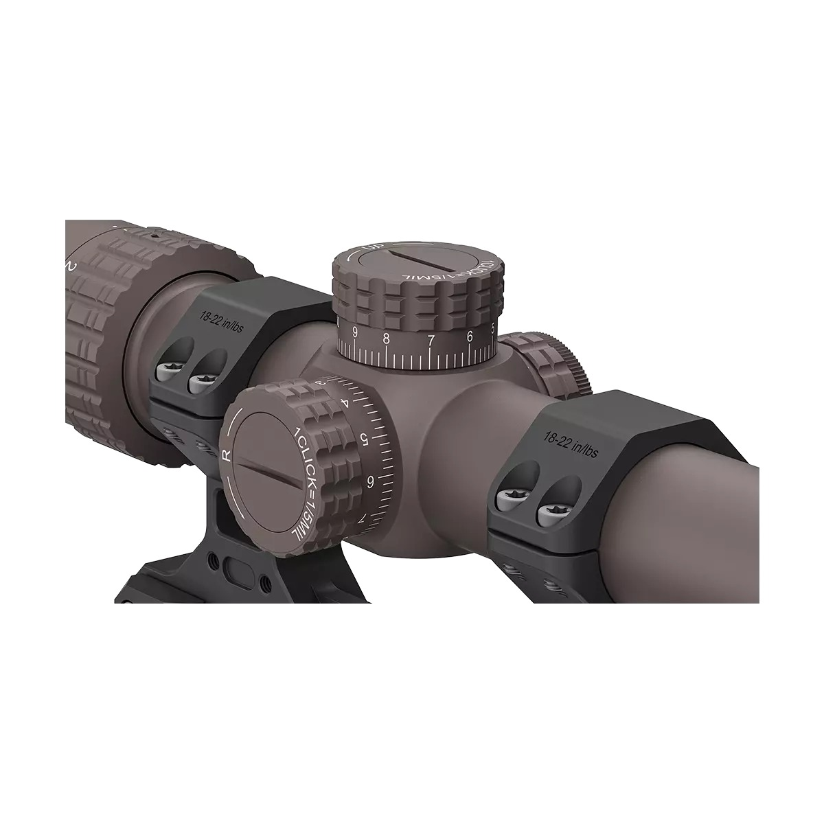 VictOptics S6 1-6x24 LPVO Short Dot kiikaritähtäin - AR Mount Kit - FDE