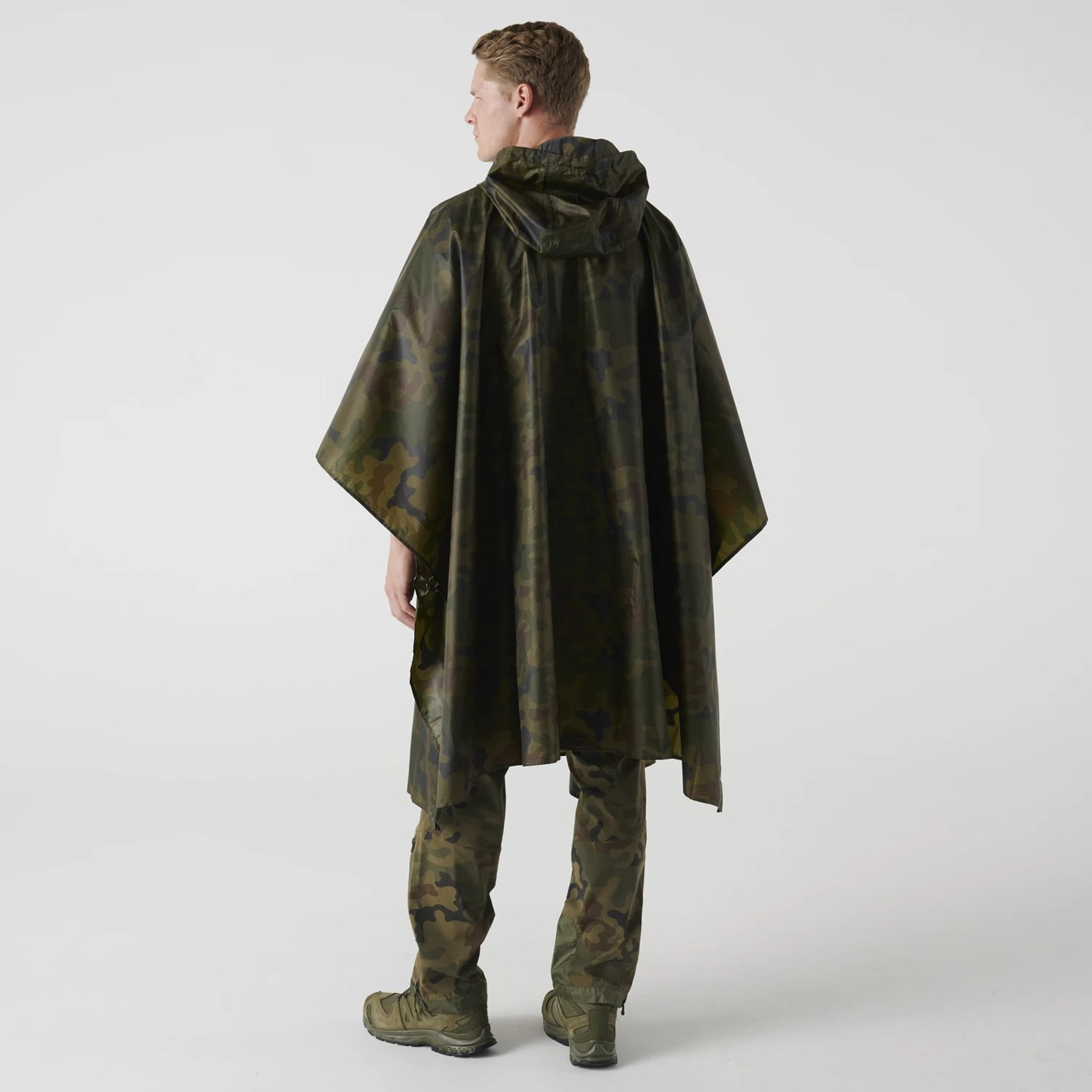 Helikon-Tex Lightweight Poncho - Field (NIR/IRR) - PL Woodland