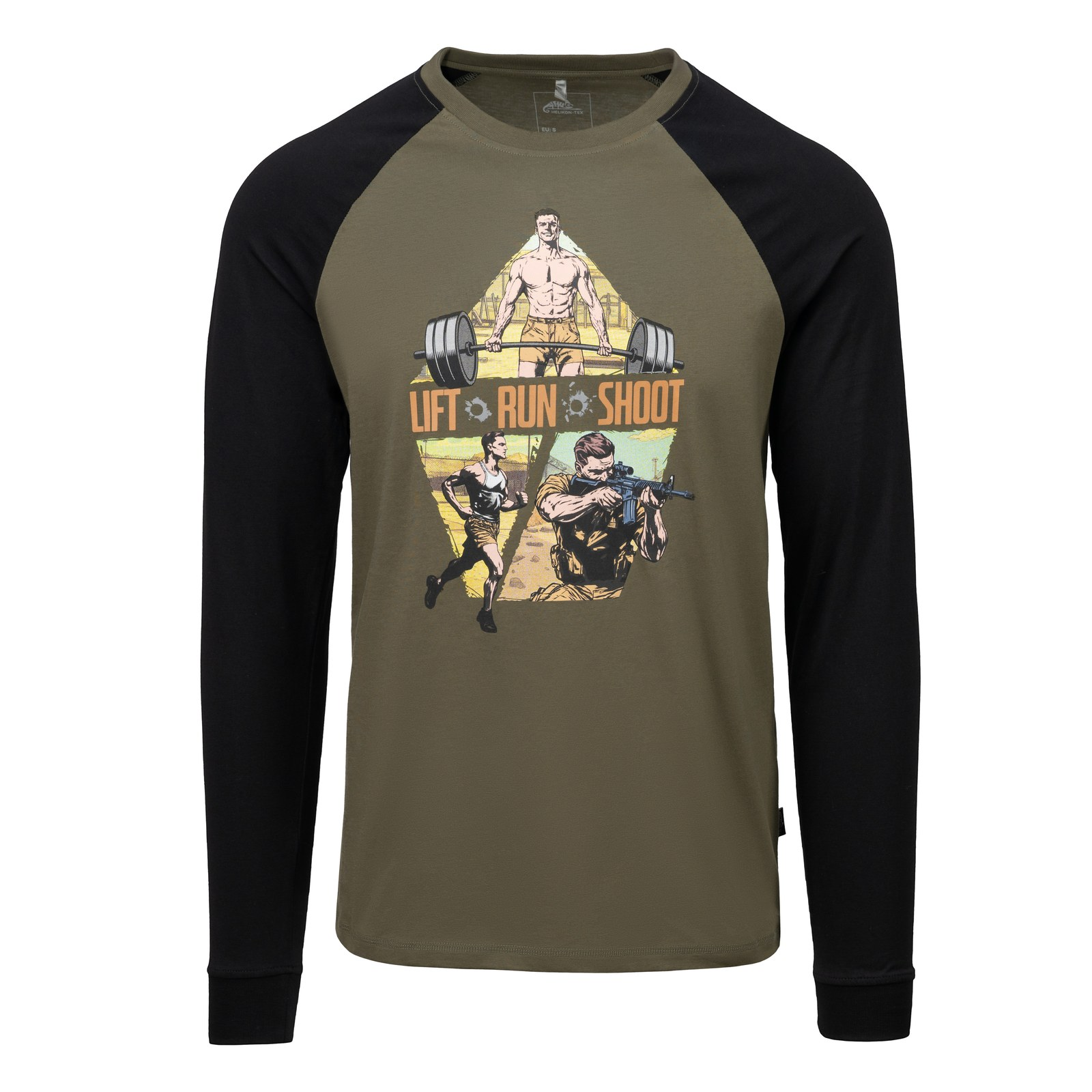Helikon-Tex T-shirt Long sleeve (Lift, Run, Shoot)