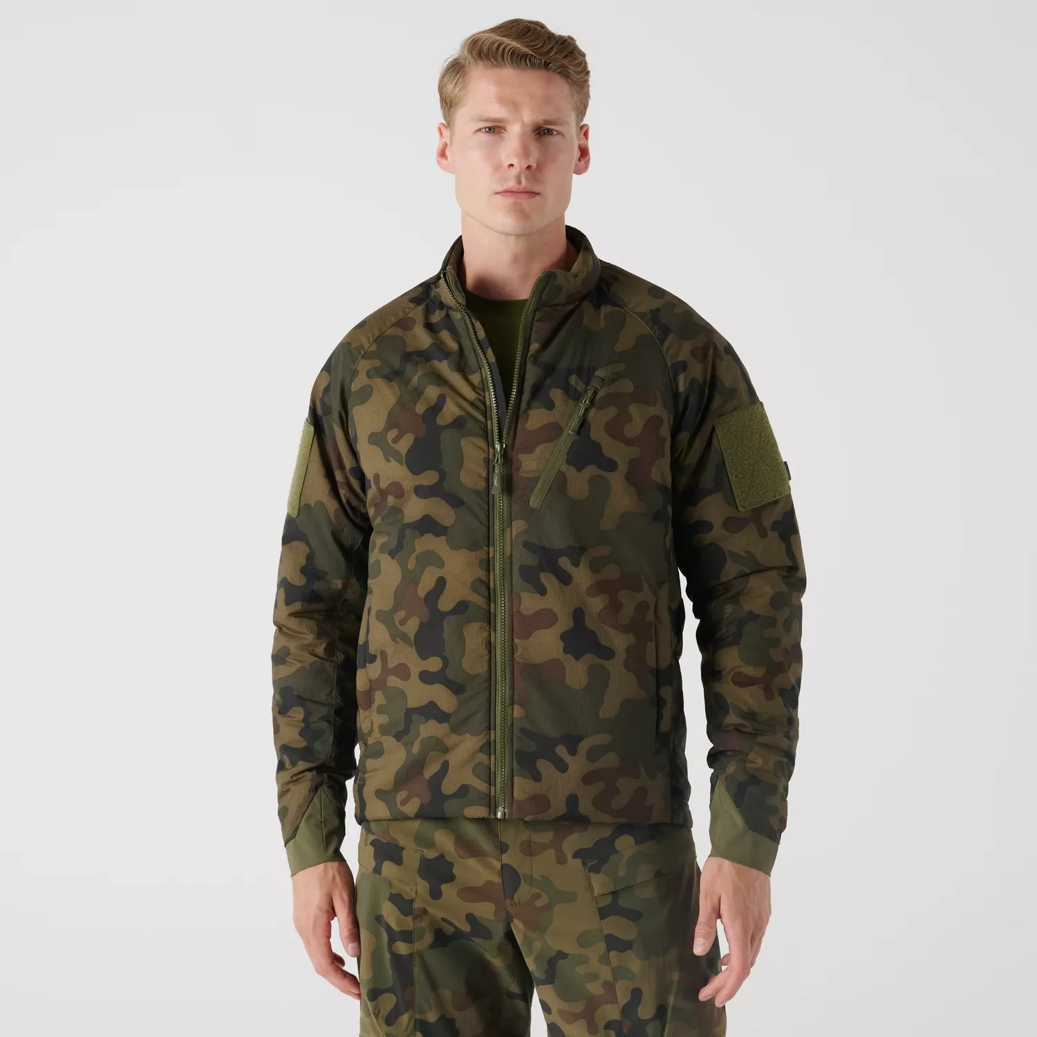 Helikon-Tex Wolfhound Jacket - Field (NIR/IRR) - PL Woodland