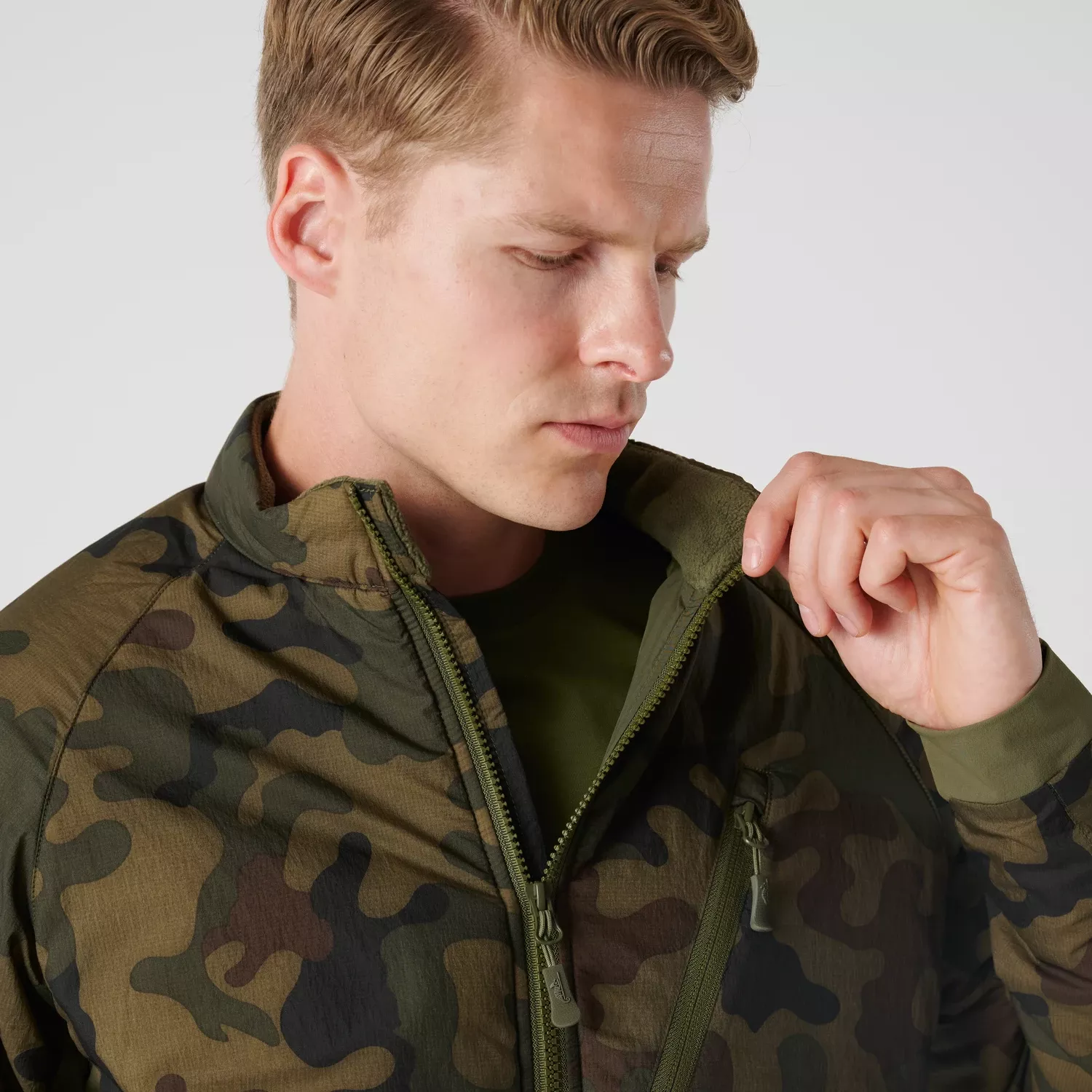 Helikon-Tex Wolfhound Jacket - Field (NIR/IRR) - PL Woodland
