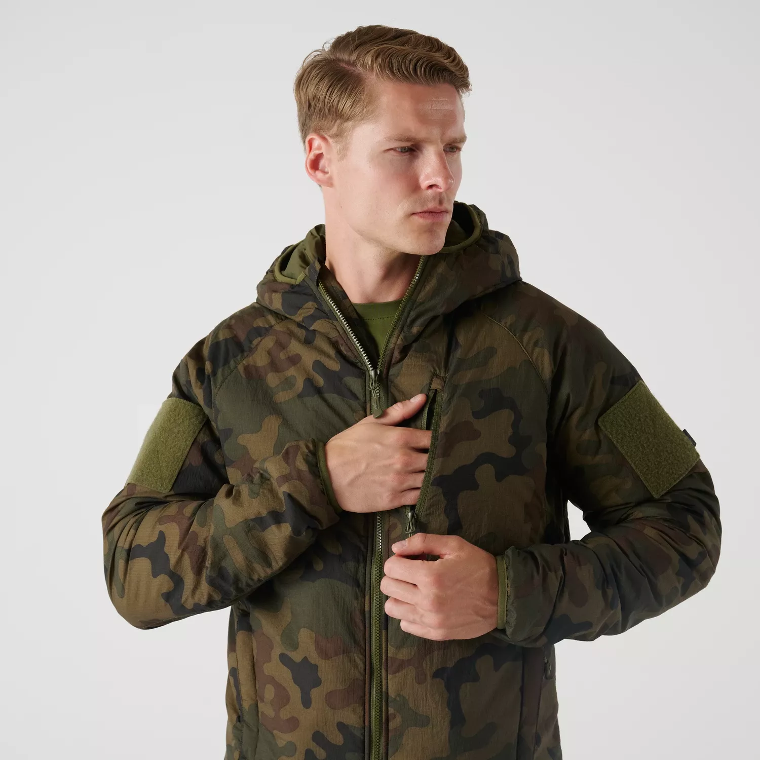 Helikon-Tex Wolfhound Hoodie Jacket - Field (NIR/IRR) - PL Woodland