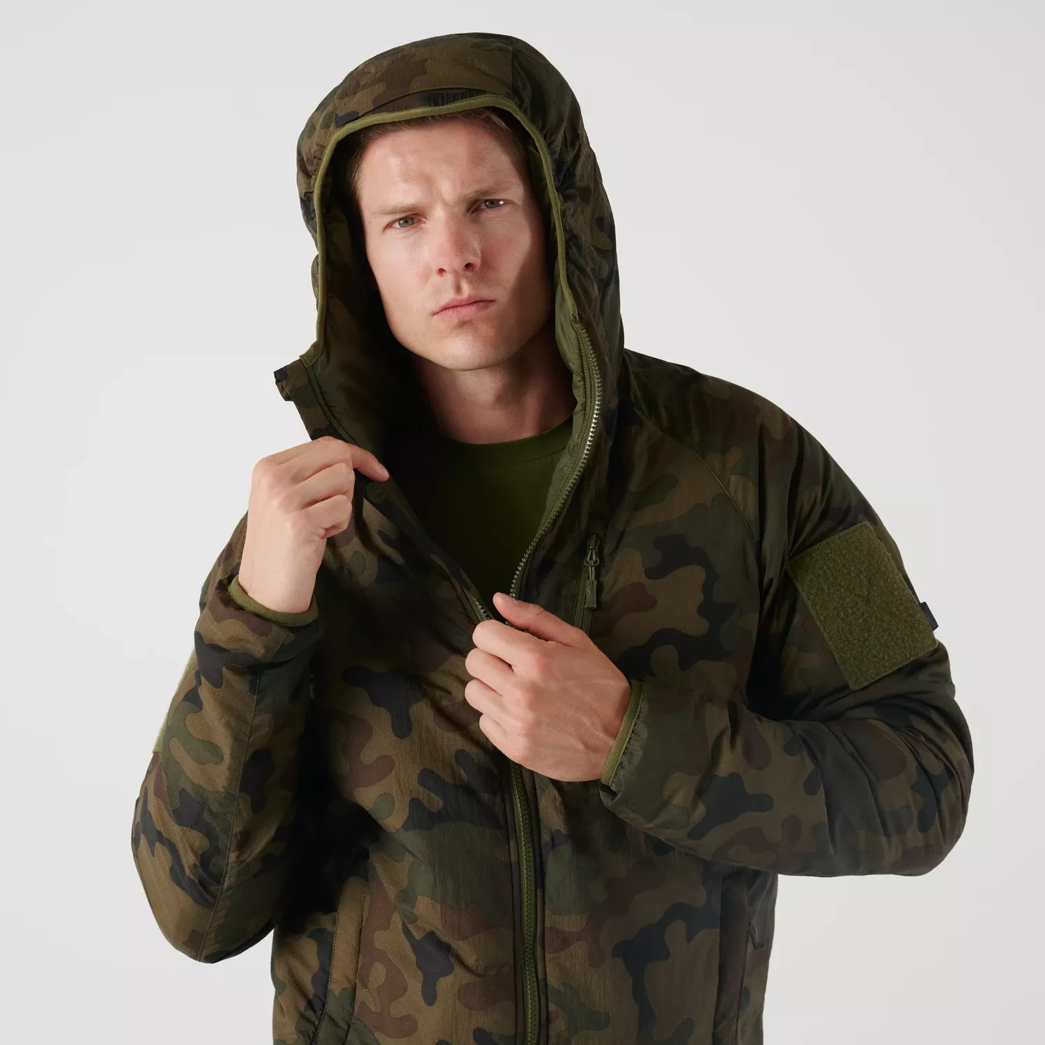 Helikon-Tex Wolfhound Hoodie Jacket - Field (NIR/IRR) - PL Woodland
