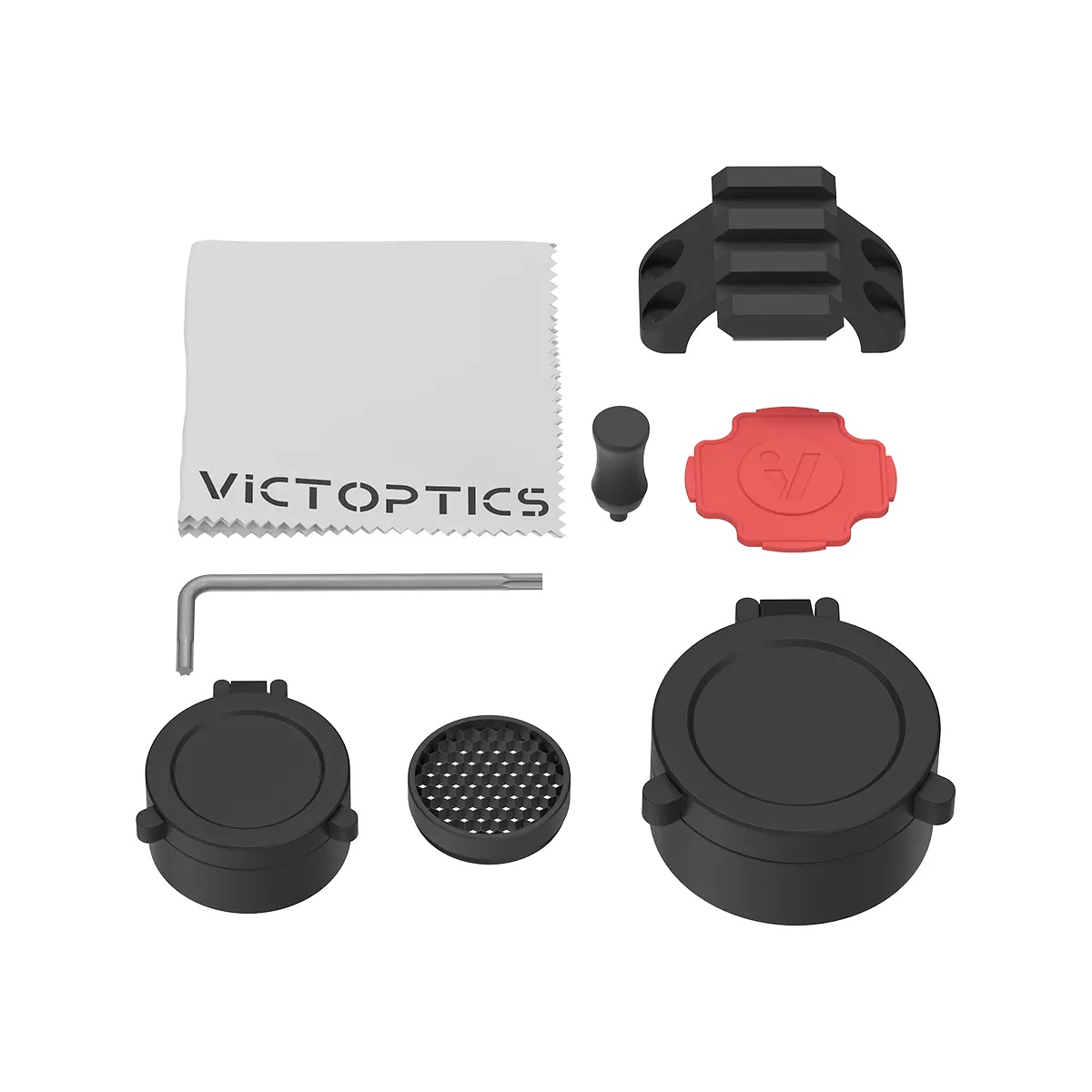 VictOptics S10 1-10x24 LPVO kiikaritähtäin - AR Mount Kit - Musta