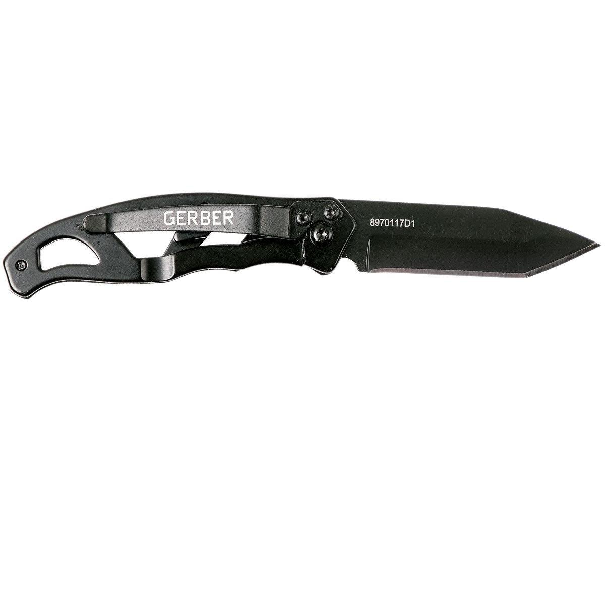 Gerber Mini Paraframe Tanto taittoveitsi - musta