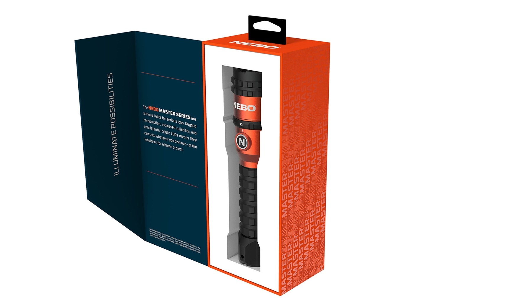 Nebo Master Series FL3000 ladattava LED-taskulamppu
