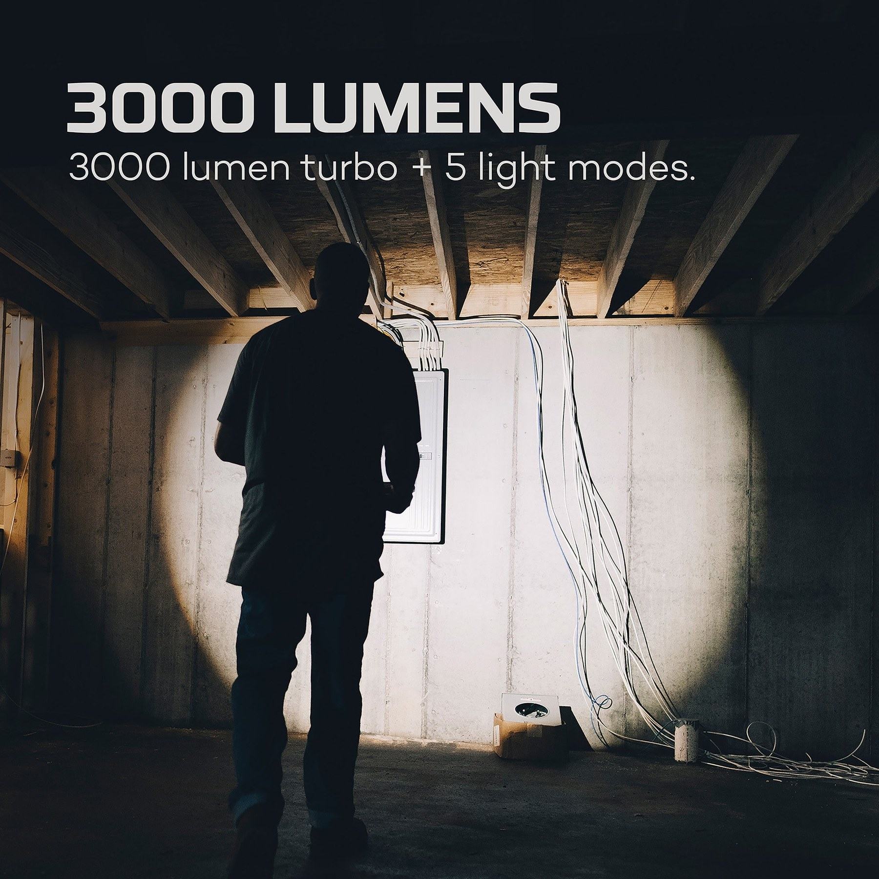 Nebo Master Series FL3000 ladattava LED-taskulamppu