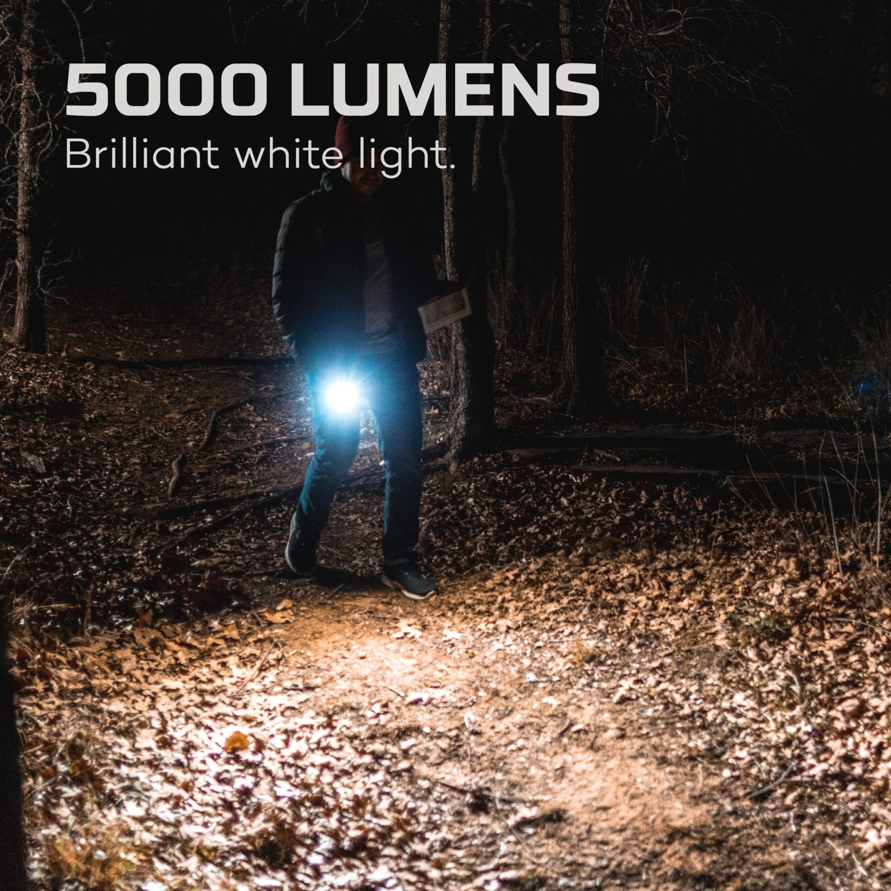 Nebo Davinci 5000 ladattava LED-taskulamppu ja virtapankki