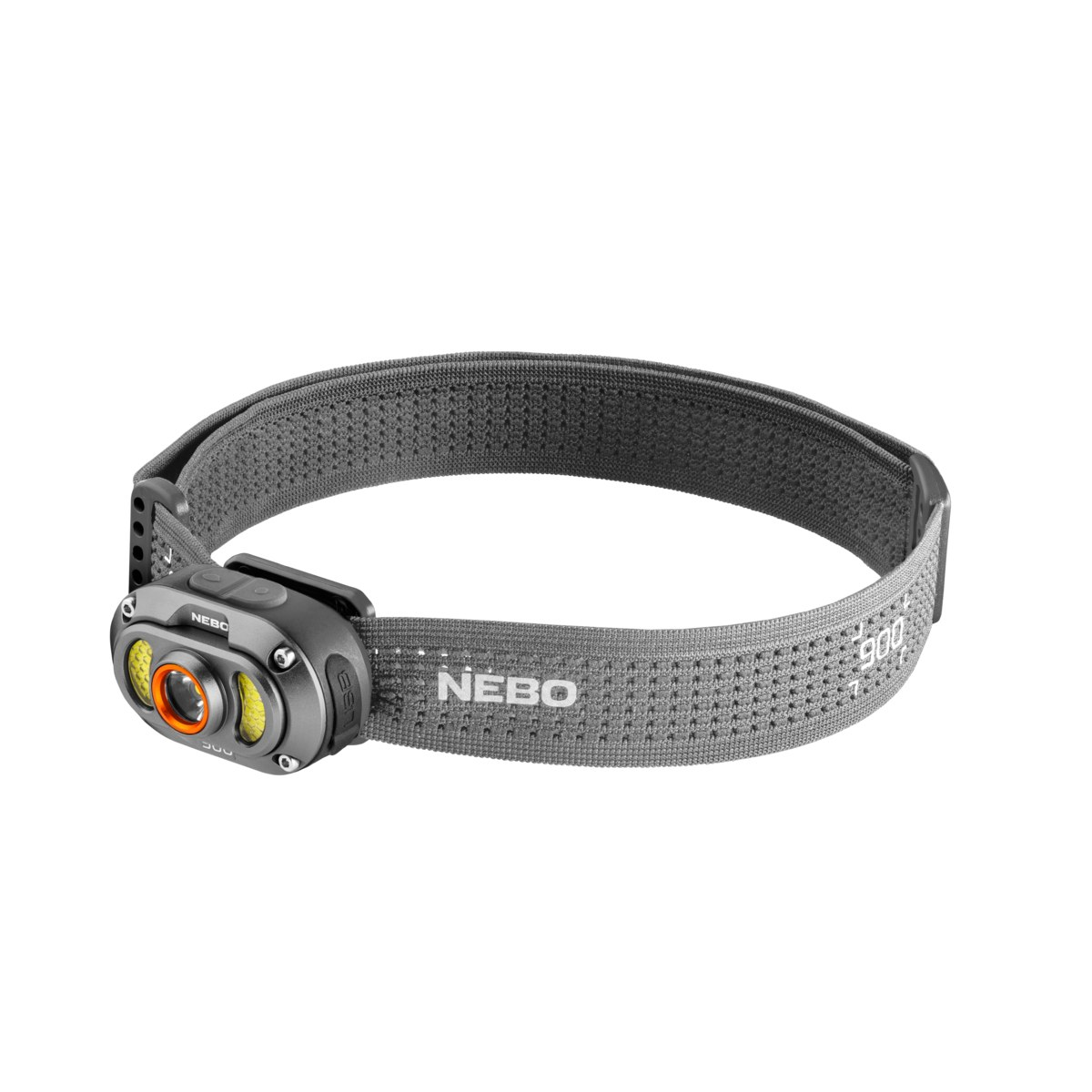 Nebo Mycro 900+ ladattava otsalamppu ja lippalakkivalo