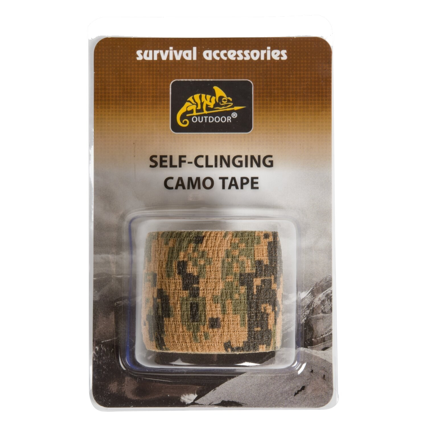 Helikon-Tex Self-Clinging Camo Tape - Cotton - USMC Digital Woodland