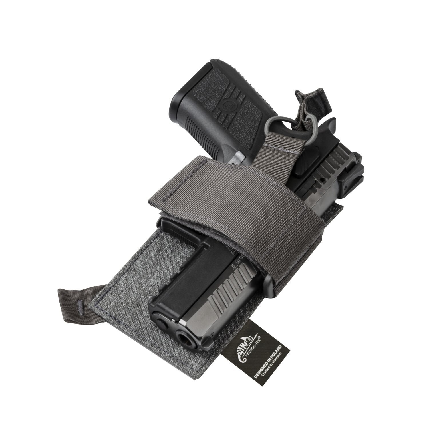 Helikon-Tex Insert Inverted Pistol Holder - Nylon Polyester Blend - Melange Blue