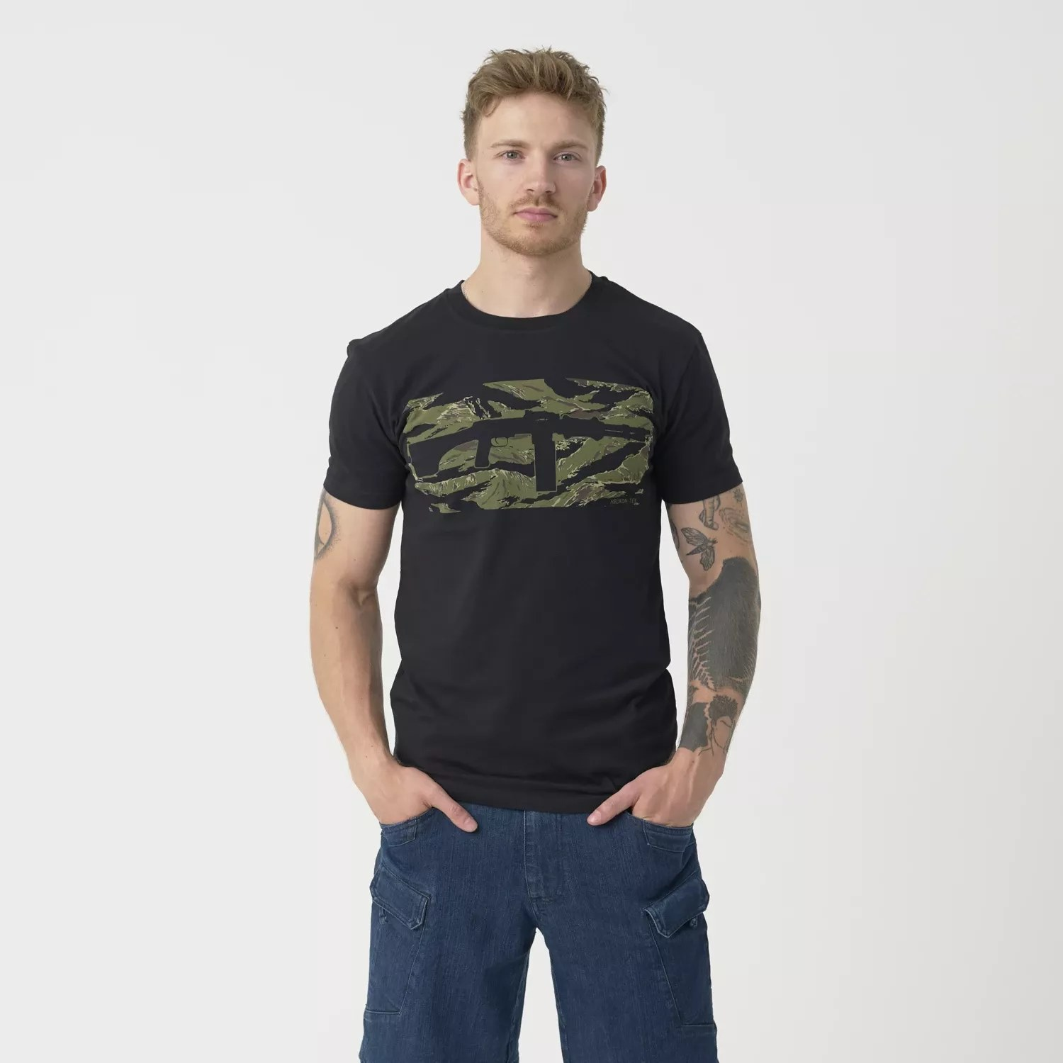 Helikon-Tex T-shirt (RPD) - Black / Tiger Stripe