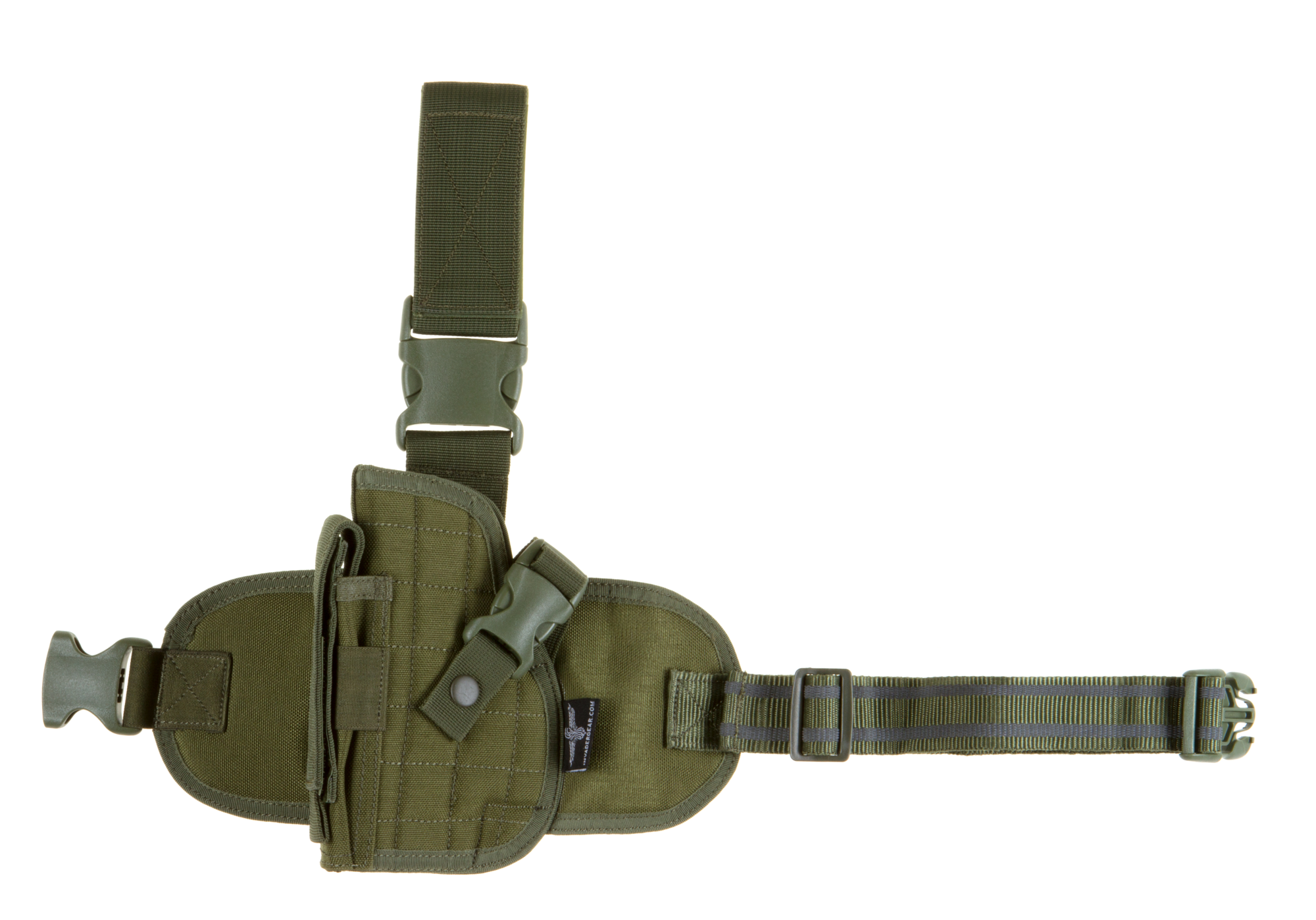 Invader Gear Dropleg Holster reisikotelo, vasemmalle