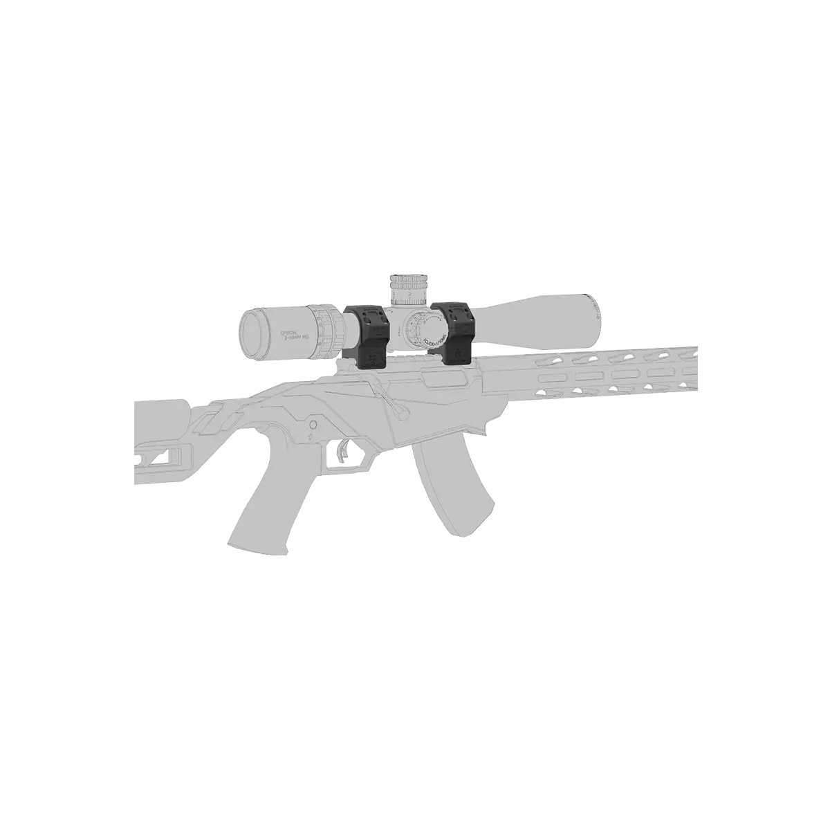 Vector Optics 30mm X-MOD Picatinny tähtäinrenkaat - 0.95"