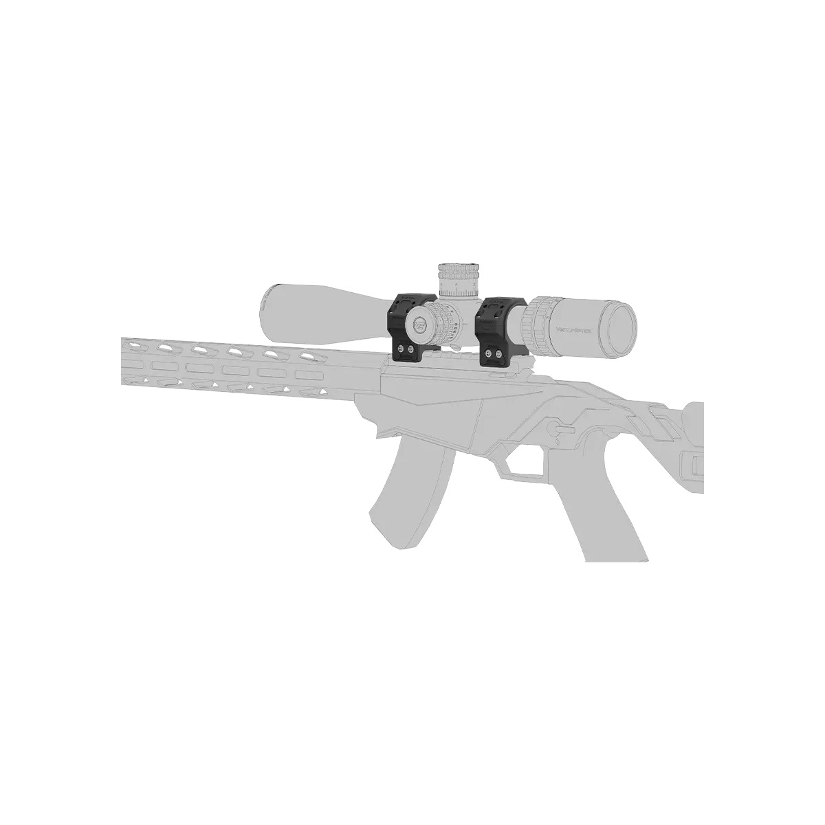 Vector Optics 30mm X-MOD Picatinny tähtäinrenkaat - 0.95"