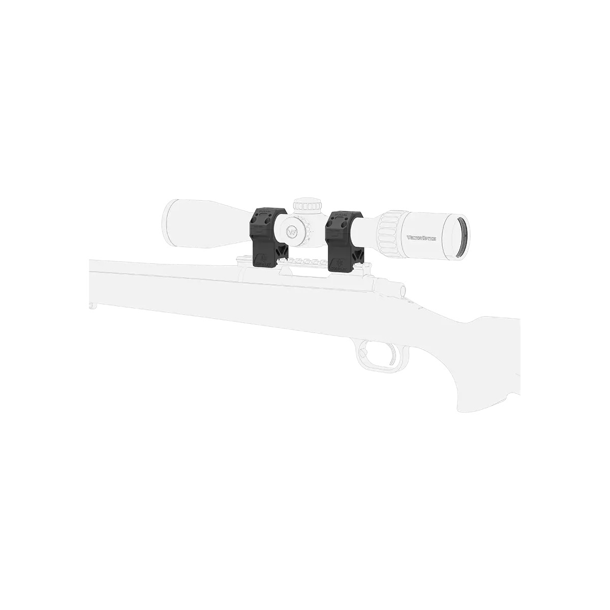Vector Optics 30mm X-MOD Picatinny tähtäinrenkaat - 1.25"