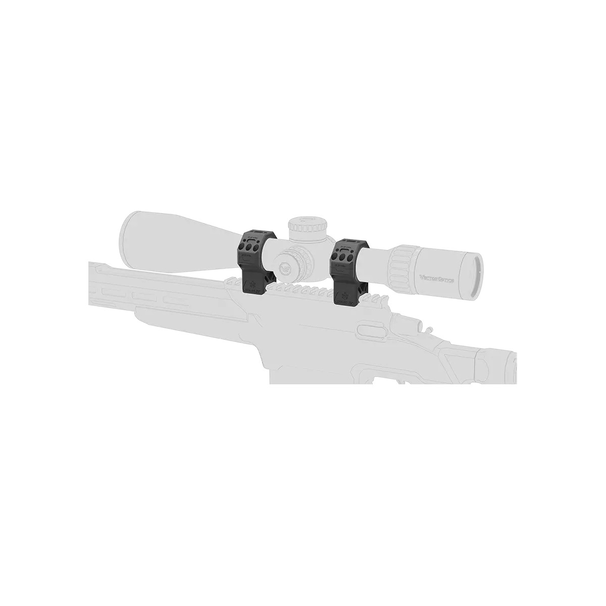 Vector Optics 34mm X-MOD Picatinny tähtäinrenkaat - 1.25"