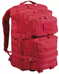 Mil-Tec US Assault Pack Large rynnäkköreppu, 40 L - signaalinpunainen
