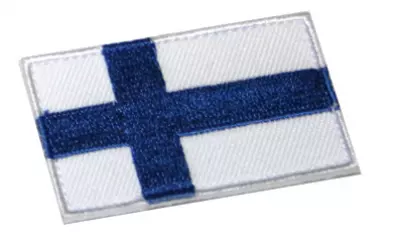 M05 Suomen hihalippu, velkro - täysvärinen