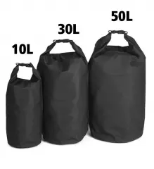 Mil-Tec Drybag kuivapussi, 30L - musta
