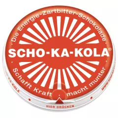 Scho-Ka-Kola energiasuklaa, 100g - tumma original