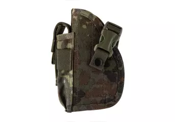 Invader Gear pistoolin vyökotelo, vasemmalle - Flecktarn