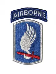 US Army joukko-osastomerkki, 173rd Abn Brigade, värillinen